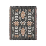 Topanga Black & Yellow in Medium (50" x 60") Size