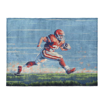8 Bit Running Back in Large (60" x 80") Size