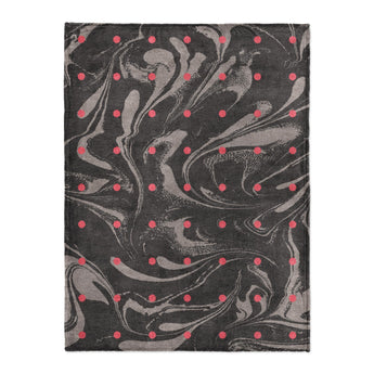 Acid Burn Greige & Infrared in Large (60" x 80") Size