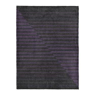 Euclid Black & Purple in Large (60" x 80") Size