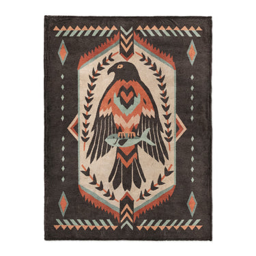 Falcon with a Snack in Large (60" x 80") Size