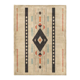 Zosia Black & Taupe in Large (60" x 80") Size