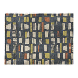 Milo Navy, Lime, & Terracotta in Large (60" x 80") Size