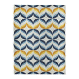 Jasper Blue & Gold in Large (60" x 80") Size