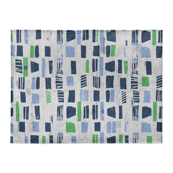 Milo Blue & Green in Large (60" x 80") Size