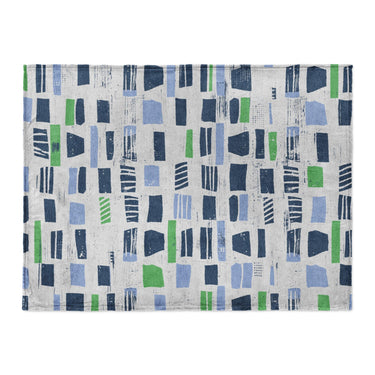 Milo Blue & Green in Large (60" x 80") Size