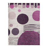 Charl Violet in Large (60" x 80") Size