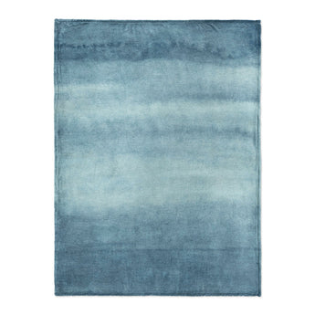 Jacinda Watercolor Blue Ombre in Large (60" x 80") Size