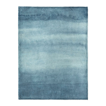 Jacinda Watercolor Blue Ombre in Large (60" x 80") Size