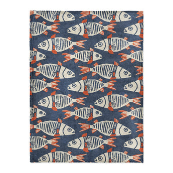 Tribal Fish in Large (60" x 80") Size