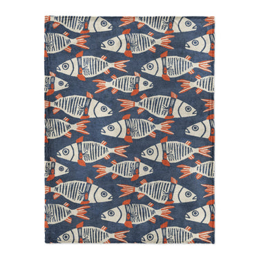 Tribal Fish in Large (60" x 80") Size