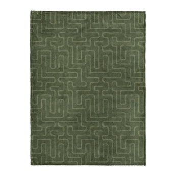 Terra Olive Green in Large (60" x 80") Size