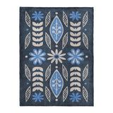 Topanga Navy & Columbia in Large (60" x 80") Size