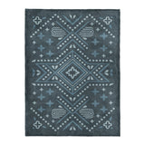 Durand Navy Blue in Large (60" x 80") Size