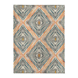 Boden Orange & Blue in Large (60" x 80") Size