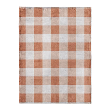 Buffalo Plaid Light Terracotta in Large (60" x 80") Size