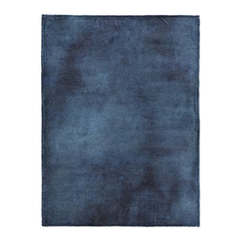 Andromeda Watercolor Navy in Large (60" x 80") Size