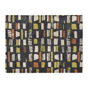Milo Navy Lime & Terracotta in Large (60" x 80") Size