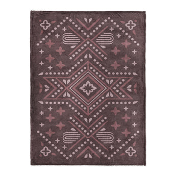 Durand Burgandy in Large (60" x 80") Size