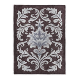 Aubrey Maroon & Light Blue in Large (60" x 80") Size