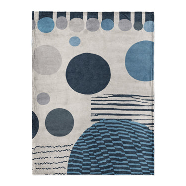 Charl Blue in Large (60" x 80") Size