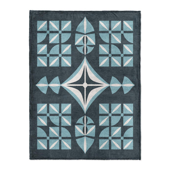 Remy Navy Blue in Large (60" x 80") Size