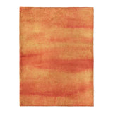 Ophelia Watercolor Fire Orange Balayage in Large (60" x 80") Size