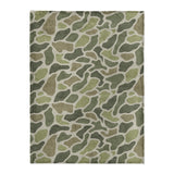 Duck Camo Green in Large (60" x 80") Size