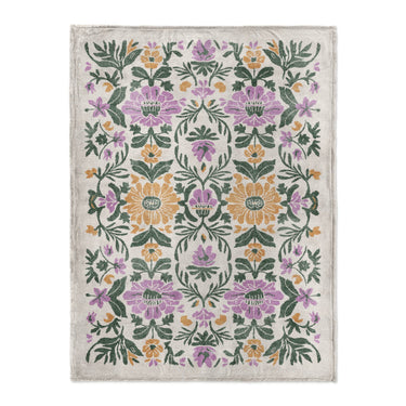 Corriana Green & Purple in Large (60" x 80") Size