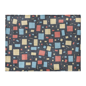 Geometric Confetti Twilight in Large (60" x 80") Size