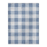 Buffalo Plaid Steel Blue in Large (60" x 80") Size