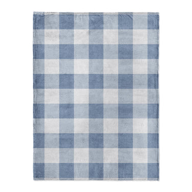Buffalo Plaid Steel Blue in Large (60" x 80") Size