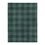 Buffalo Plaid Deep Teal in Large (60" x 80") Size