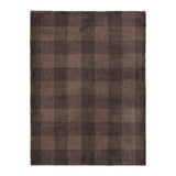 Buffalo Plaid Hickory Brown in Large (60" x 80") Size