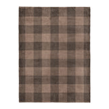 Buffalo Plaid Dark Cedar Brown in Large (60" x 80") Size