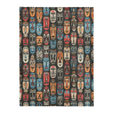 Tribal Masks in Large (60" x 80") Size