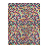 Pixel Mosaic Multicolor Midtone in Large (60" x 80") Size
