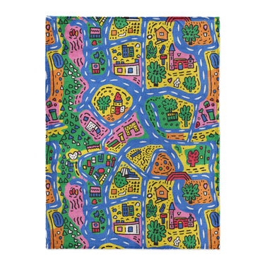 Kids Road Map in Large (60" x 80") Size