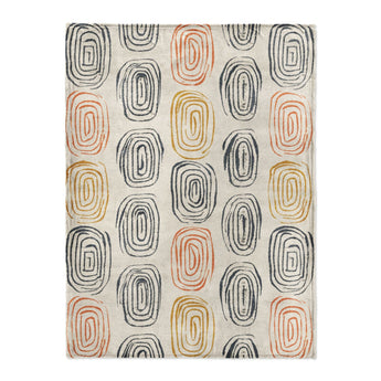 Horatio Ivory & Orange in Large (60" x 80") Size
