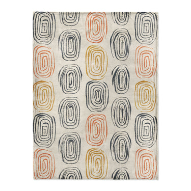 Horatio Ivory & Orange in Large (60" x 80") Size