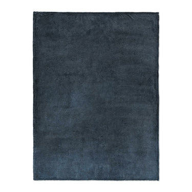 Keanu Watercolor Navy Blue Ombre in Large (60" x 80") Size