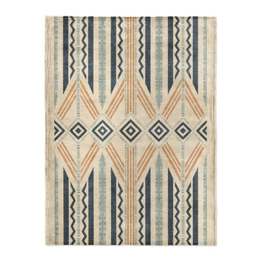 Osage Blue & Orange in Large (60" x 80") Size