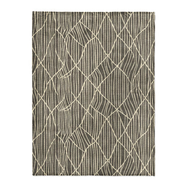 Paxton Black Taupe in Large (60" x 80") Size