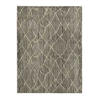 Paxton Black Taupe in Large (60" x 80") Size