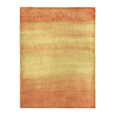 Jacinda Watercolor Fire Orange Ombre in Large (60" x 80") Size