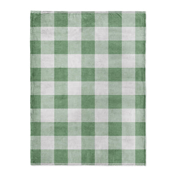 Buffalo Plaid Kelly Green in Large (60" x 80") Size