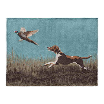 That Dog'll Hunt Blue in Large (60" x 80") Size