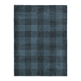 Buffalo Plaid Dark Navy in Large (60" x 80") Size