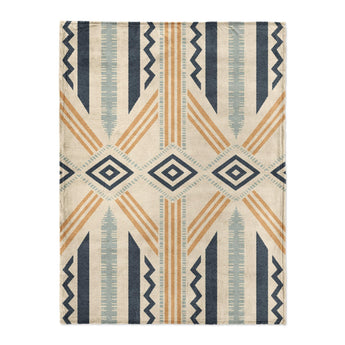 Osage Blue & Orange in Large (60" x 80") Size
