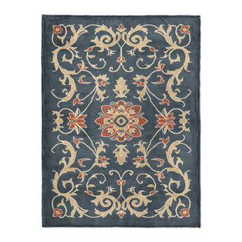 Francine Navy & Gold in Large (60" x 80") Size